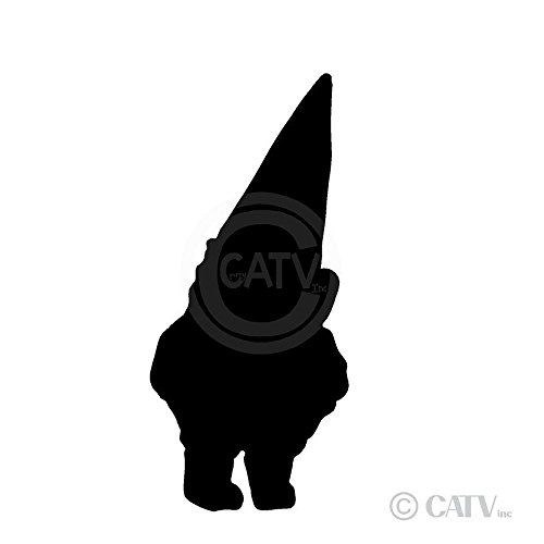 500x500 Garden Gnome Silhouette Art Gnomes And Robot