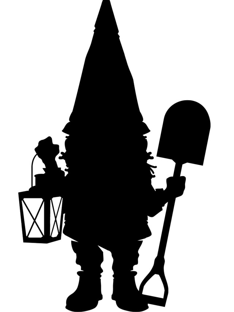 750x1000 Gnome In Silhouette Iphone Cases Amp Covers By Rodney Sloan