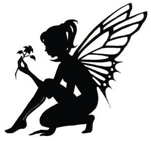 299x279 Fairy Silhouette Clip Art