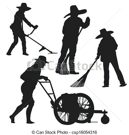 450x470 Gardening Silhouette Black Icon With Sun And Gardening Tools