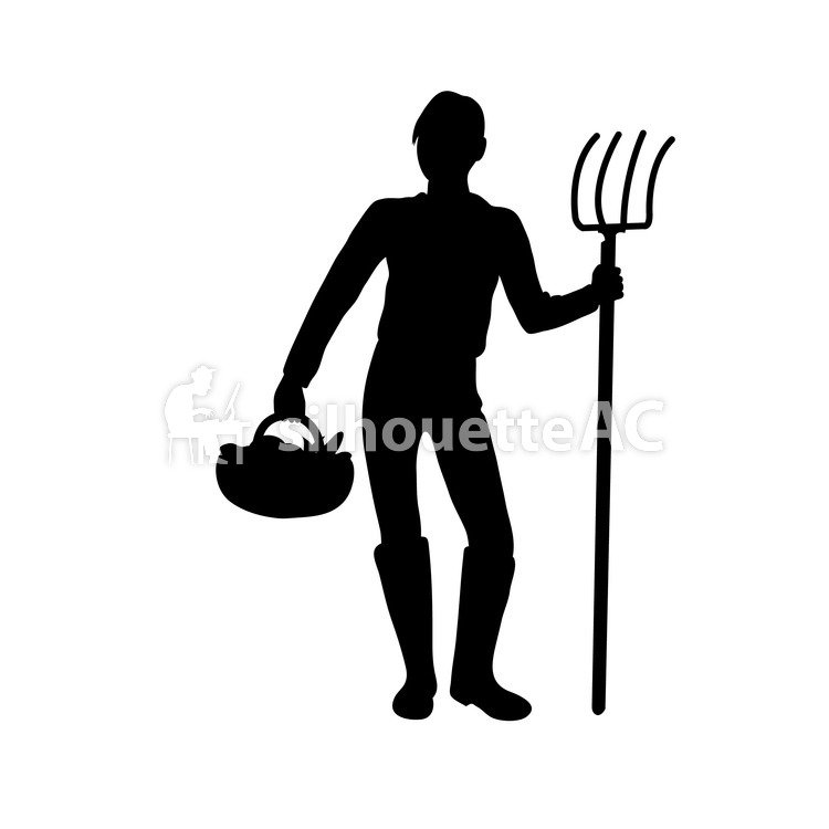 750x750 Free Silhouette Vector Agriculture, Silhouette