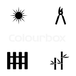 320x320 Garden Tools Silhouette