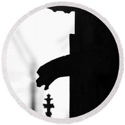 180x180 Gargoyle Silhouettes At Notre Dame Cathedral Paris France Black