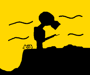 300x250 Guy With Gas Mask With High Tech Gun