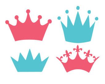 340x270 Crowns Set Monogram Frame Svg Dxf File Instant Download Silhouette