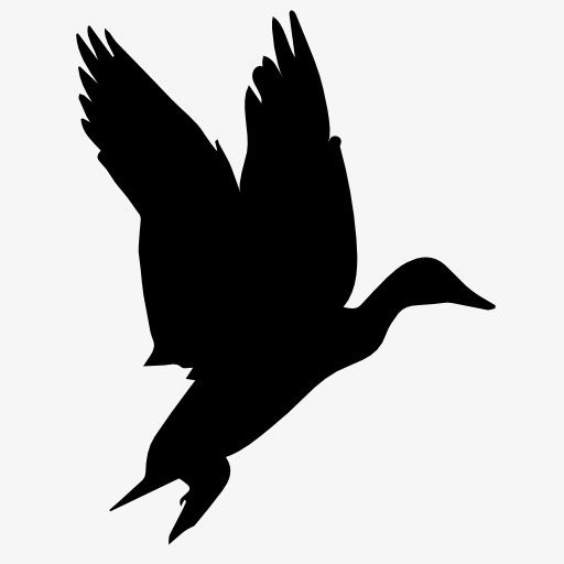 512x512 Silhouette Geese, Bird, Flight, Animal Png Image And Clipart