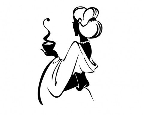 Geisha Girl Silhouette