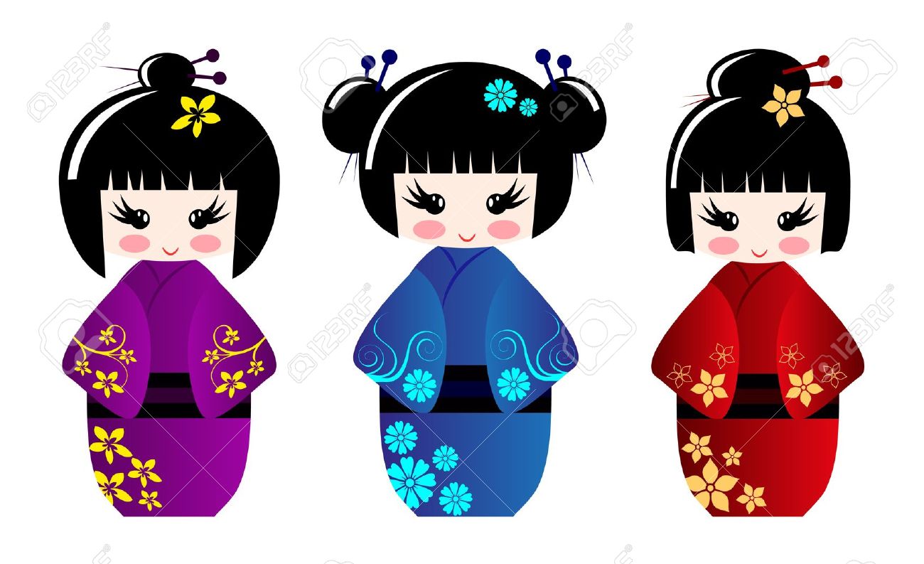 1300x793 Geisha Clipart