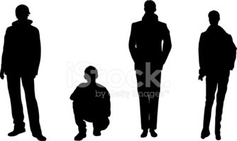 334x200 People Wearing Casual Clothes Stock Vectors