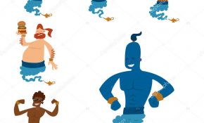 290x175 30 Beautiful Genie Lamp Silhouette