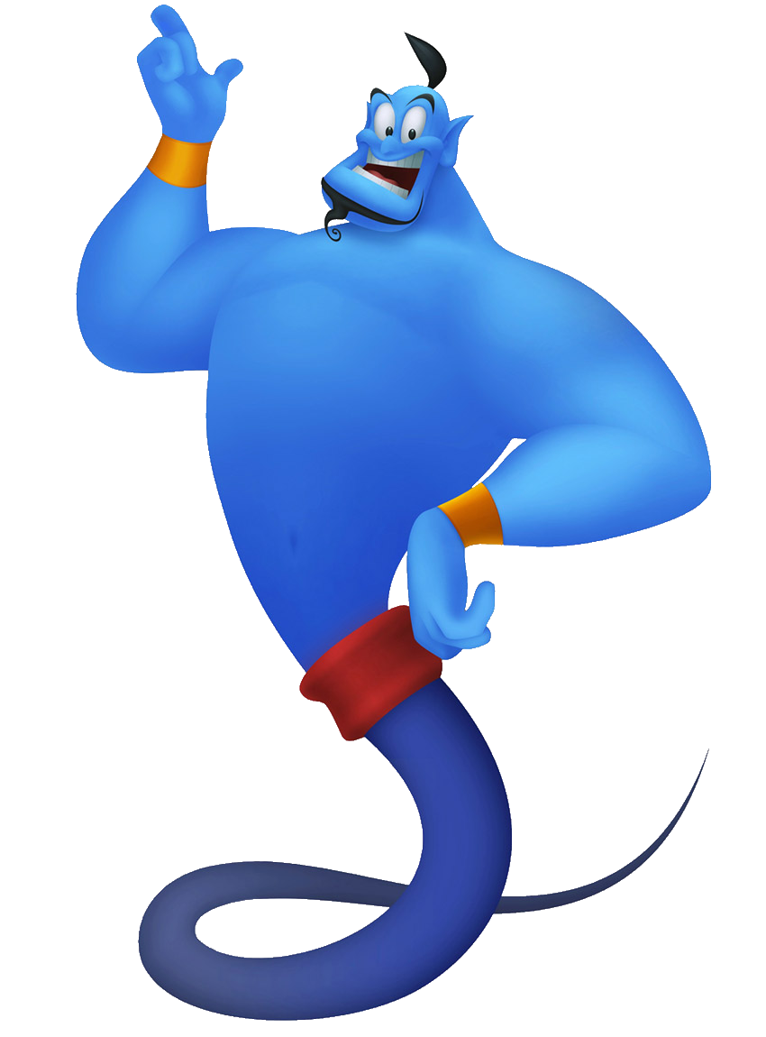 850x1150 Disney Genie Silhouette