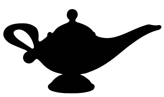 570x336 Genie Lamp Svg File For Vinyl Cutting From Soapboxdesignco