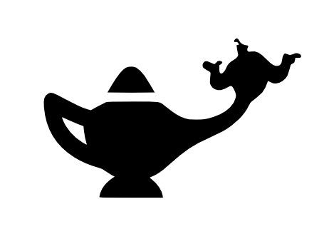 462x328 Disney Genie Lamp Silhouette