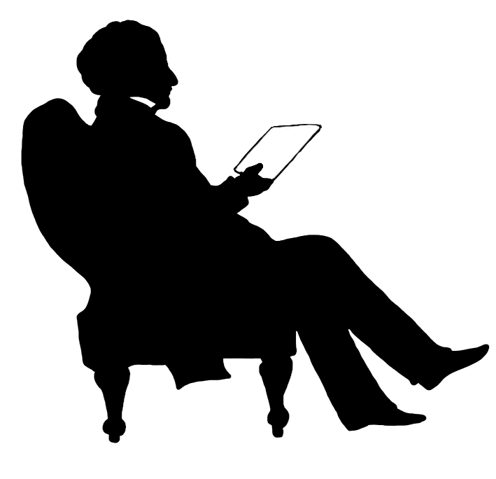 709x684 Gentleman Victorian Silhouette Clipart 3