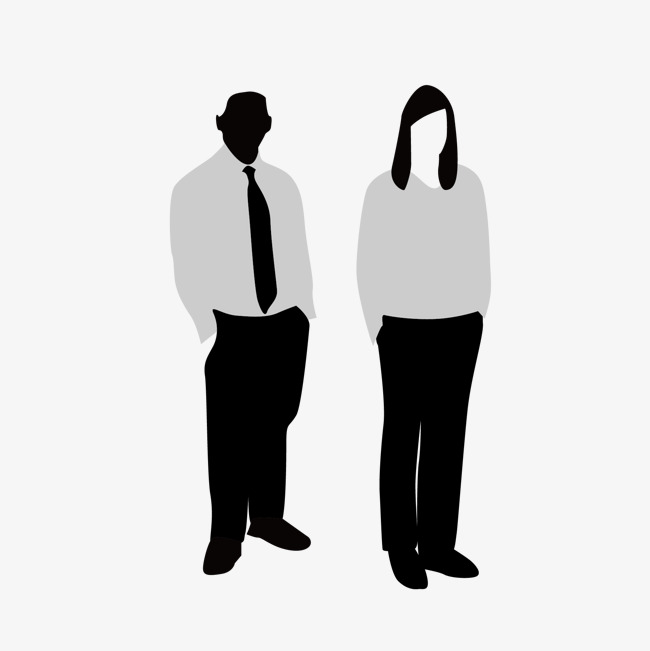 650x651 Vector Characters Silhouette, Vector Diagram, Character Silhouette