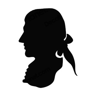 310x310 United States George Washington Silhouette Portrait Symbols