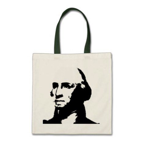 468x468 Washington Silhouette Tote Bag