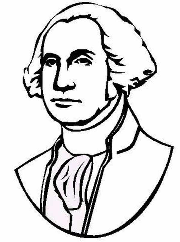 600x808 George Washington Coloring Pages