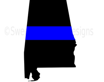 340x270 Svg, Dxf, Eps Cut File Georgia State Flag Thin Blue Line Svg