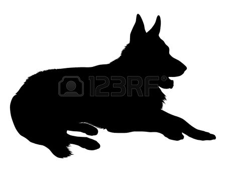 450x342 German Shepherd Silhouette German Shepherd Pics