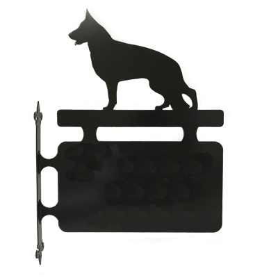 400x400 German Shepherd Oval House Plaque