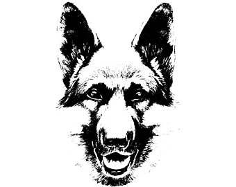 340x270 German Shepherd Svg Etsy