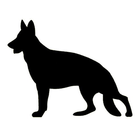 German Shepherd Head Silhouette at GetDrawings | Free download