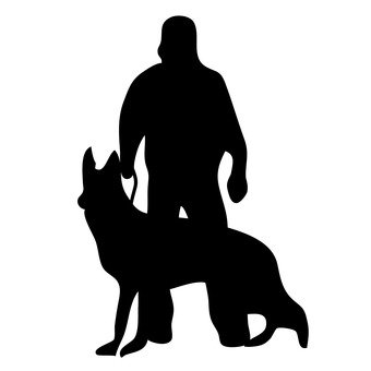340x340 Free Silhouette Vector Police, Policeman