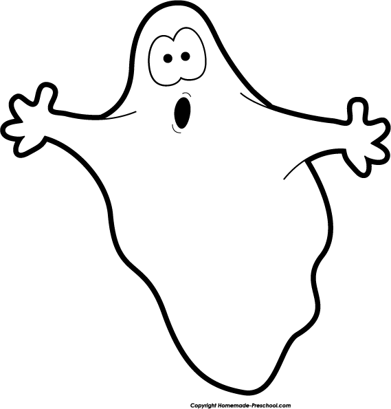 569x595 Silhouette Clipart Ghost Clipartxtras