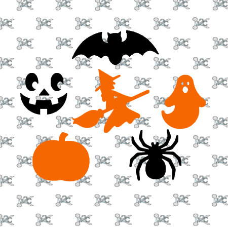 450x450 Pumpkin Silhouette Clipart Witch Face