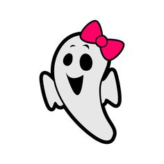 236x236 Baby Ghost Boo Cuttable Design Cut File. Vector, Clipart, Digital