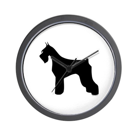 460x460 Giant Schnauzer Wall Clocks