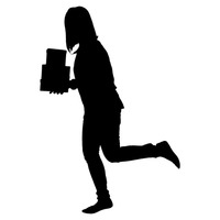 200x200 Silhouette Silhouettes Woman Women Lady Ladies Human People Person