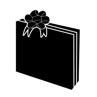 340x340 Free Silhouette Vector Box, Gift, Present