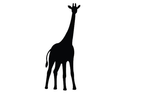 480x309 Giraffe Silhouette Vector Silhouettes Vector