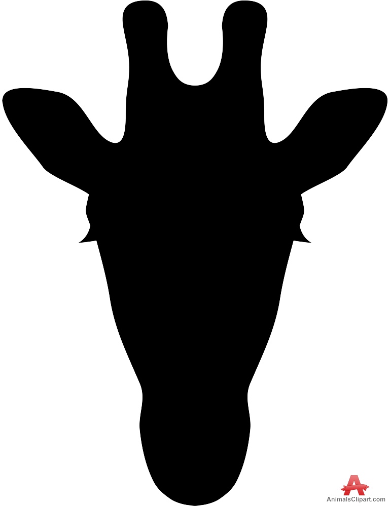 769x999 Giraffe Face Portrait Silhouette And Clipart Free Clipart Design