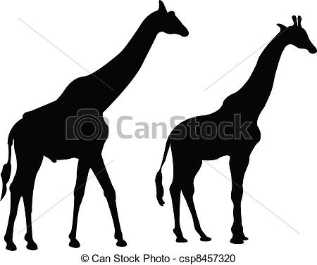 450x377 Giraffe Silhouette