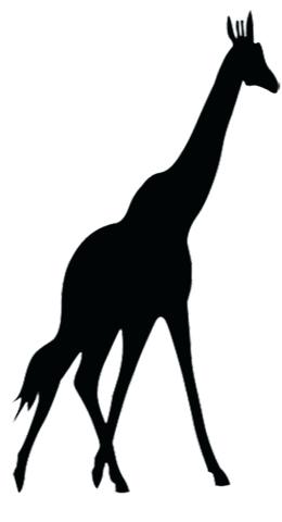 Giraffe Silhouette at GetDrawings | Free download