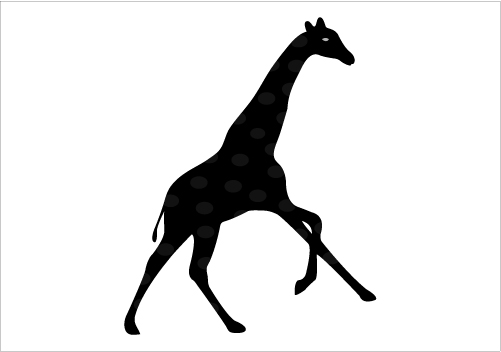501x352 Best Giraffe Silhouette
