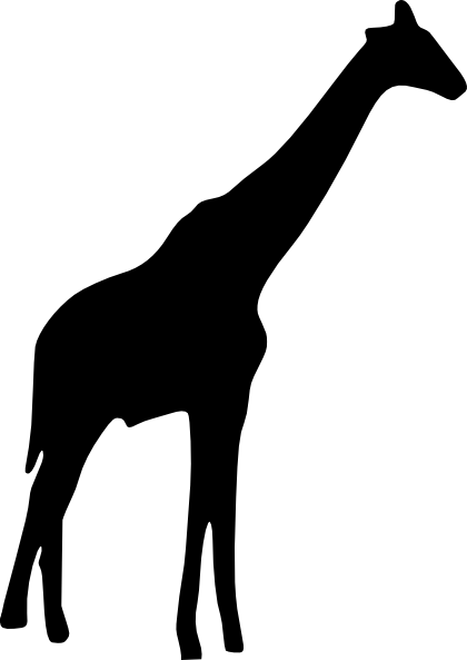 420x593 Giraffe Clip Art
