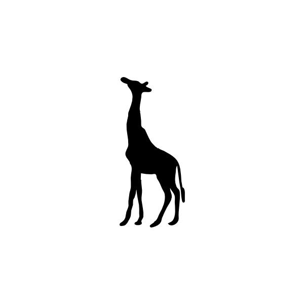 600x600 Giraffe Outline Animal Outline Liked On Polyvore Polyvoreee