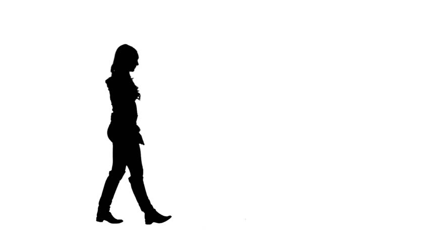 852x480 Christmas Girls Silhouette Walking And Blowing Kiss To Camera