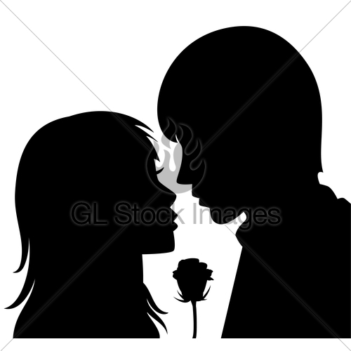 500x500 Boy And Girl Silhouette Collection