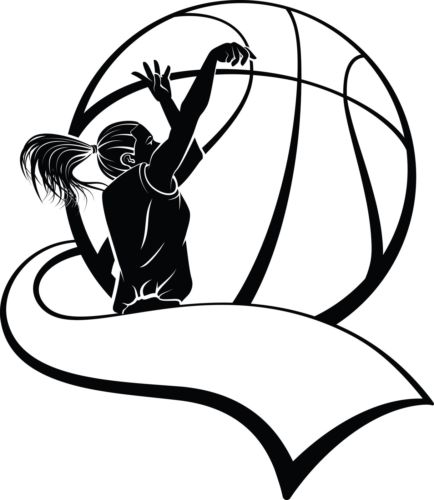 Girl Basketball Player Silhouette at GetDrawings | Free download