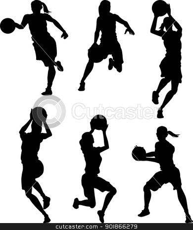 390x464 Girl Basketball Player Clipart Shooting Clipart Panda