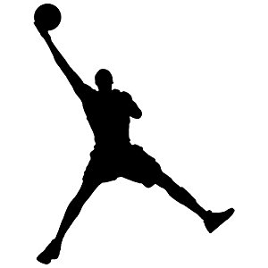 300x300 Basketball Wall Decal Sticker 17