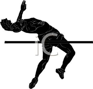 300x287 Silhouette Of A Woman In A Track And Field Event