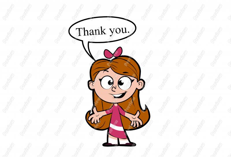 800x543 Cartoon Clipart Girl Image