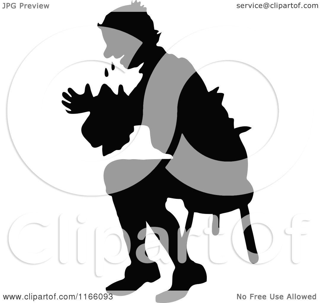 1080x1024 Clipart Of A Silhouetted Man Crying And Sitting In A Chair