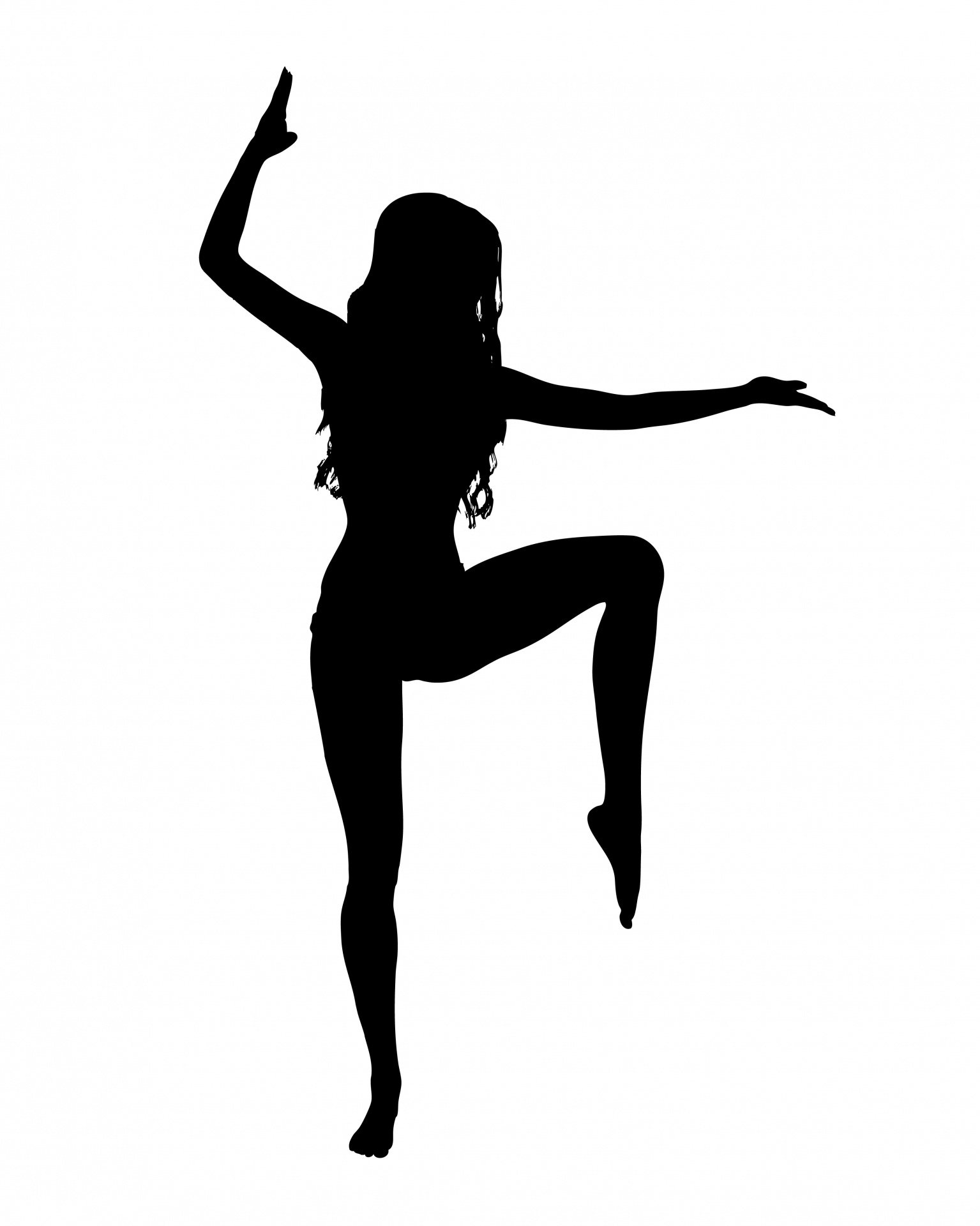 1535x1920 Woman Dancing Silhouette Free Stock Photo